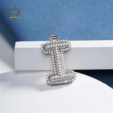 Moissanite 아이스 아웃 펜던트